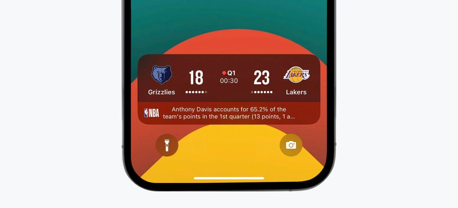 NBA Live Activities Example